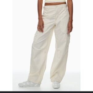 TNA Beige Wide-Leg Pants size 4 woman’s